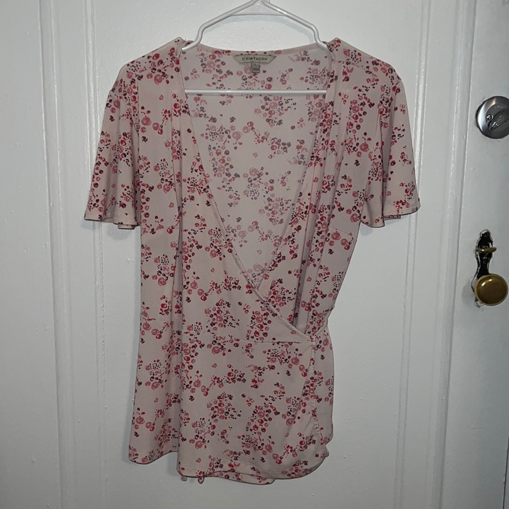 41 Hawthorn Vintage Pink Blouse